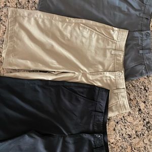 Selling in bundle Black, grey & tan all size 16